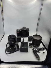 NIKON D70 DSLR CAMERA 2 LENSES AF NIKKOR 28-70MM & AF-S 18-70MM, 2 BATS./CHARGER