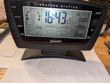 Sharp Atomic Wireless Weather Station Model SPC502 Barometric Pressure Humidity
