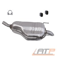 EndschalldÄMpfer Auspuff SchalldÄMpfer FÜR Opel Zafira B 1.6 1.8