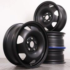 Stahlfelgen 17 Zoll VW T5 T6 T6.1 Original Stahl Felgen 7x17 ET56 schwarz matt