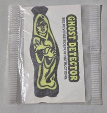 Sealed 1989 Vintage Kelloggs Ghost Detector Cereal Prize Premium Paper Toy