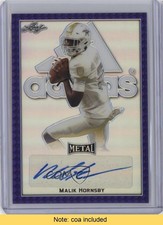 2020 Leaf Metal US Army All-American Bowl Adidas Etch 1/1 Malik Hornsby Auto k4s