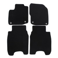 Velour FußMatten Automatten FüR Honda Civic 2012-2016 4-Tlg Schwarz