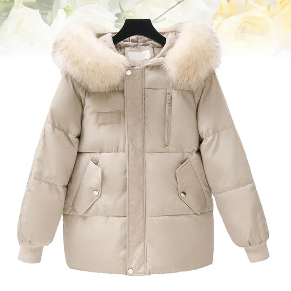 VETEMENTS Grande Lana Collo Cotone Abbigliamento Donna Caldo Felpe Invernale Cappotto Donna Donna