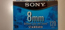 Sony 8mm 120 Min MP Standard Grade Blank P6 120mpl Tape X2 New NOS..
