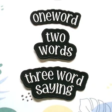 **LOVE IT** Custom Name patch Iron on / Sew on Patch, Fast Shipping