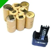 Tauschpack FüR Original Metabo Akku 9,6 V Impuls Mit 2 Ah
