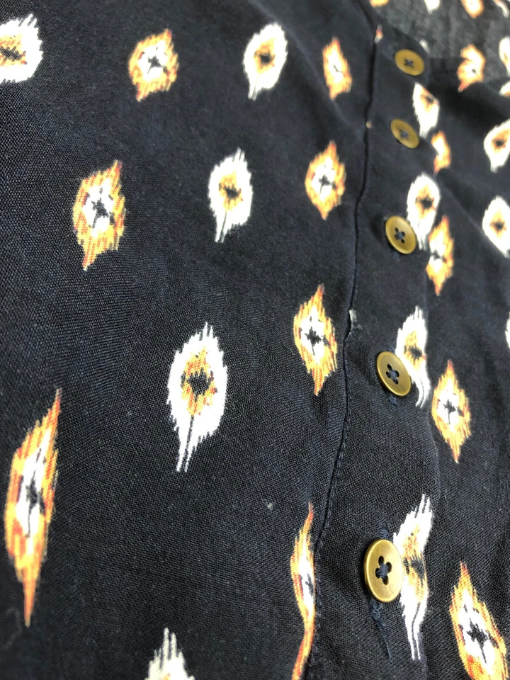 Pantalones Cortos Bongo Multicolor Manga 3/4 Una Pieza Mameluco Geométrico Mujer Talla L Foto 2 de 4