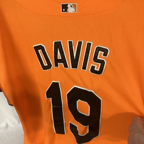 Majestic MLB Baltimore Orioles Mens Sewn Jersey Cool Base #19 Chris Davis Sz 54 - Picture 8 of 8