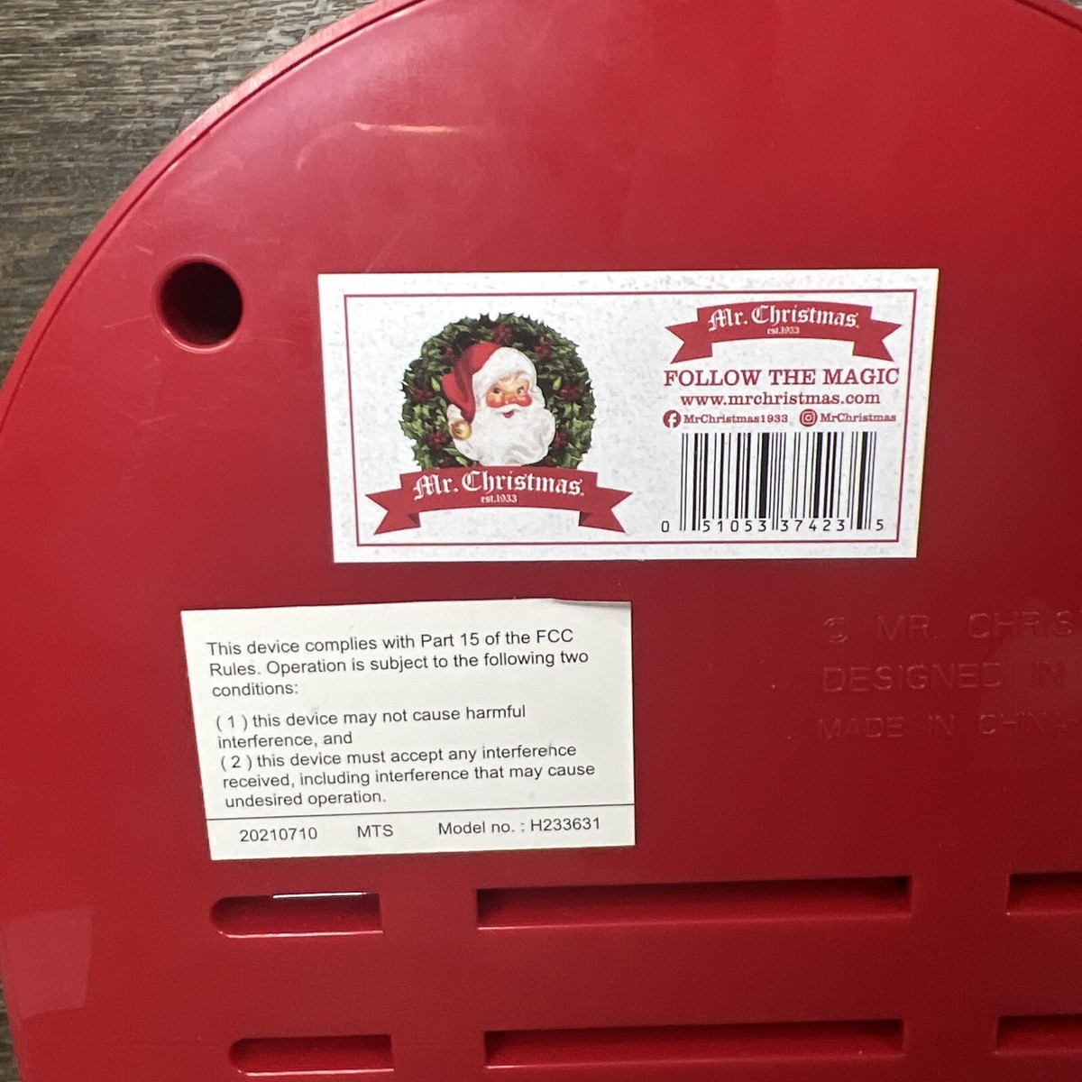 MR CHRISTMAS ROCK-O-RAMA HOLIDAY JUKEBOX-RED CHRISTMAS MR CHRISTMAS ROCK-O-RAMA HOLIDAY JUKEBOX-RED CHRISTMAS