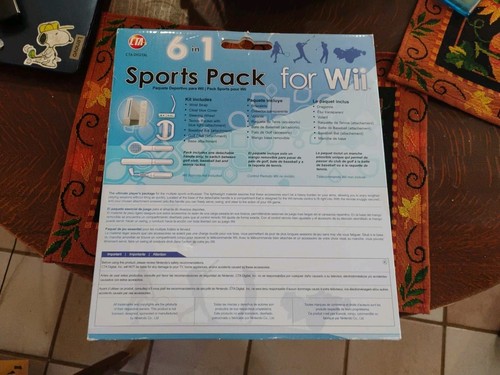Sports Pack 6 in 1 for Nintendo Wii Video Game Controller Accessories Club Wheel - Picture 2 of 4
