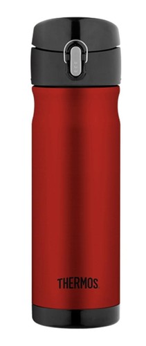 NUEVO Thermos S/Steel Botellas de cercanías aisladas al vacío 470ml Rojo Azul Blanco - Imagen 3 de 4