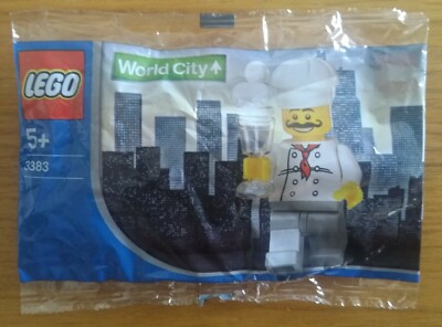 Lego 3383 World City - Chef - Chupa Chups Werbeartikel NEU Polybag anno 2003