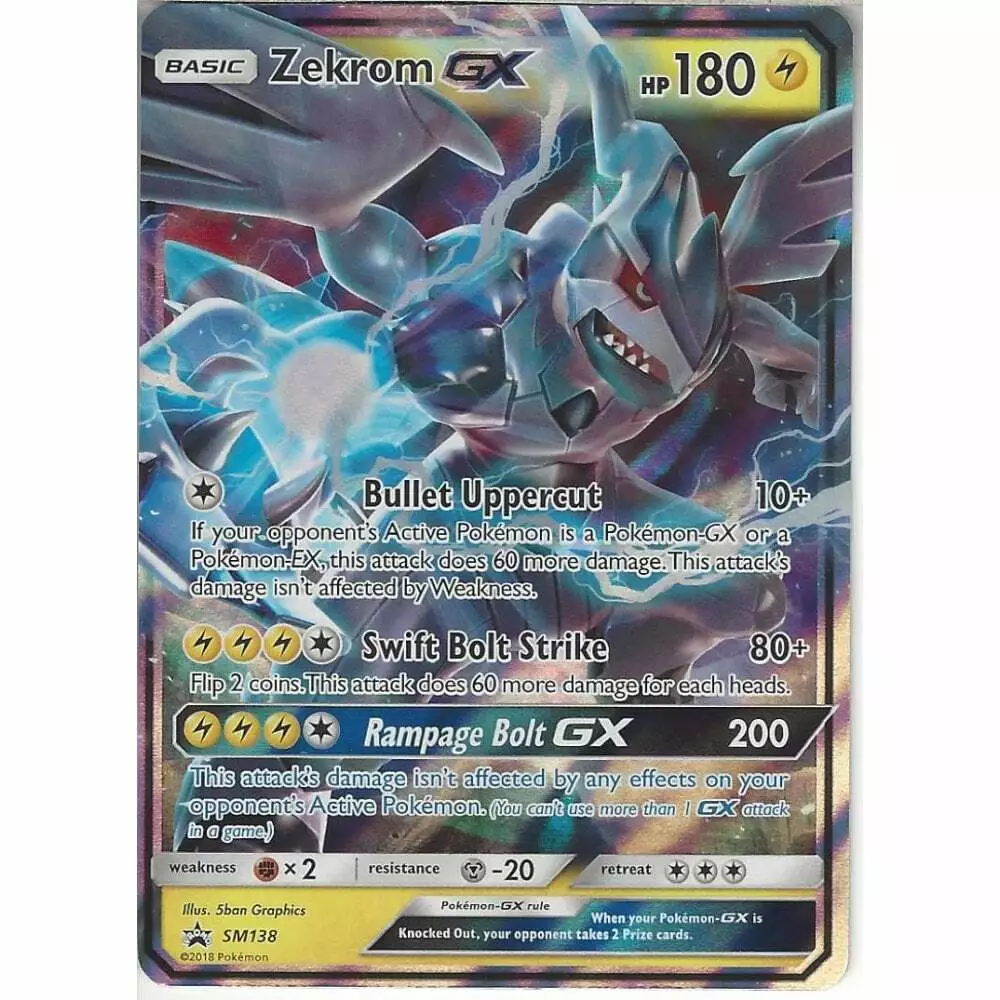 Zekrom-GX, Cartas promocionais