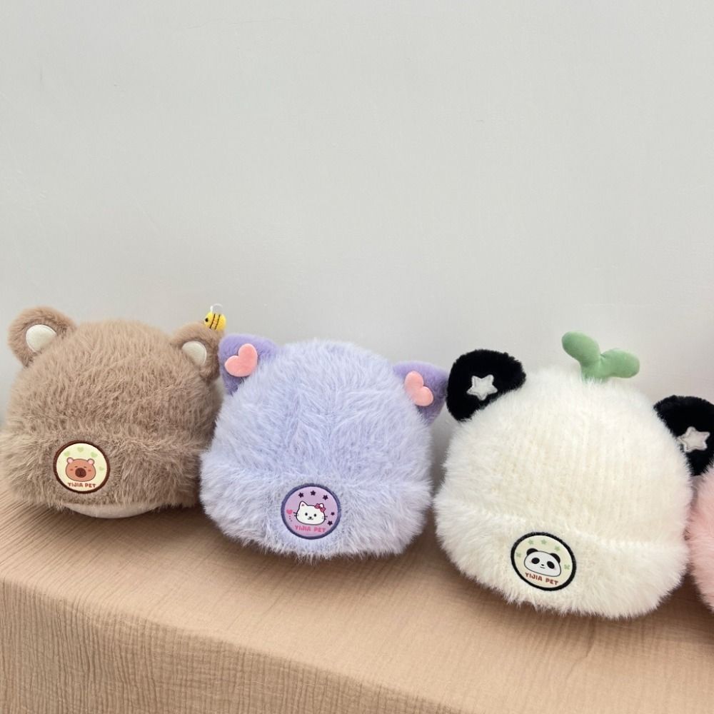 APL Cappello animale capybara cotone vento ermetico cappello caldo 2024 berretto bambini