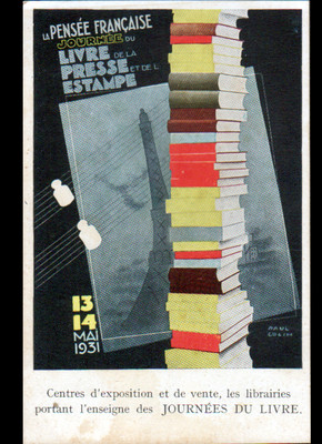 PARIS 1931 / BOOK DAY, PRESS & PRINT illustrated Paul Colin