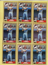 9 card penny pack MIKE SCHMIDT 1987 Star player at give away price!