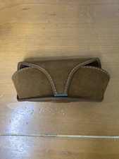 Italian Leather Suede Eyeglass Case