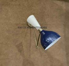 Mid Century Modern 1950's Italian Stilnovo Brass Wall Sconce Fixture Adjustable
