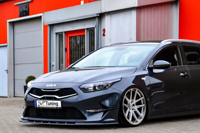 Spoilerschwert Frontspoiler Splitter aus ABS für Kia Ceed CD Standard Facelift