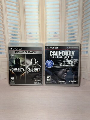Call Of Duty Black Ops 1 & 2, Call Of Duty Ghosts Lot