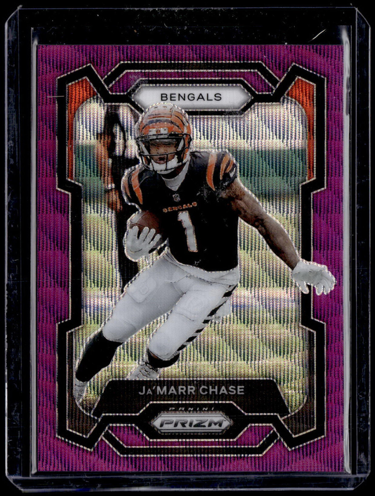 2023 Panini Prizm Wave Purple #56 Ja'Marr Chase 44/99