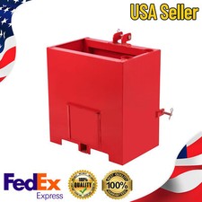 Ballast Box 3 Point Loader 2" Hitches Quick Tach Attachment Category 1 Tractor