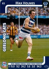 2025 Geelong Cats AFL TeamCoach Card - Max Holmes