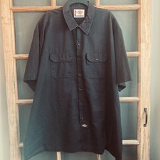 Dickies Men's Work Shirt SS Black Size 3XL                  18
