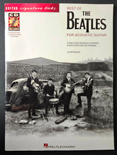 Best of the Beatles for Acoustic Guitar Sheet Music Signature With CD