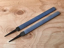 Vintage Saber Half Round & Flat Rasp / Files (pair) Crossed Swords Trade Mark