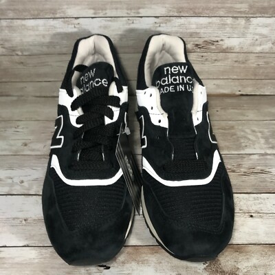 NEW BALANCE M997BBK MADE IN THE U.S.A. SNEAKERS BLACK/WHITE SIZE