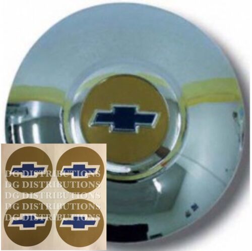 1950 Chevy CHEVROLET Hub Cap hubcap Decal Set - Picture 1 of 6