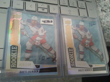 2x 2018-19 UPPER DECK HOCKEY ROOKIE BREAKOUTS BRETT HOWDEN 28/100 94/100