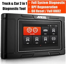 24V 12V Heavy Duty Truck OBD Scanner OBD2 Full System Diagnostic DPF Regen Tool