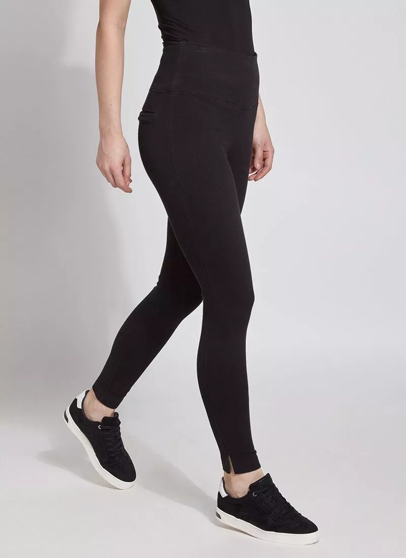 NEW Lysse High Waist Skinny Denim Leggings - Black - Medium