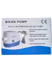 Automatic Submersible Boat Bilge Water Pump 12V 750Gph Auto with Float Switch