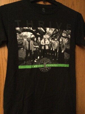 Casting Crowns -  Thrive  - Black Shirt - S - Tultex