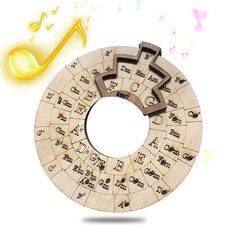 Wooden Melody Tool Instrument Wood Melody Maker Circle of Fifths T7B7