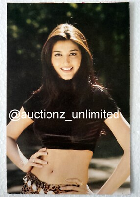 Bollywood Actor Sonali Bendre Original Postcard Post card India Sexy Star