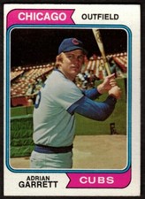 1974 Topps Adrian Garrett Chicago Cubs #656