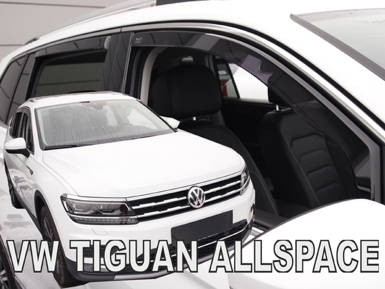 Déflecteurs d'air VW Tiguan Allspace 2016-2024 accessoires auto vitres teintées HEKO