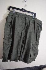 Boy Scout ADULT L QUICK DRY 100 Nylon Green Shorts 40x11 BSA