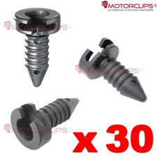Land Rover Defender Door Panel Trim Clips Plastic Black Interior Ref MXC1800 x30