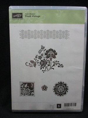 Fresh Vintage - Stampin Up Cling Stamp Set | eBay
