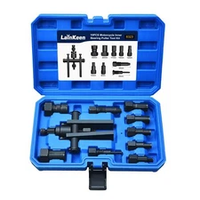 10 Piece Motorcycle Blind Internal Inner Insert Inside Bearing Extractor Puller 