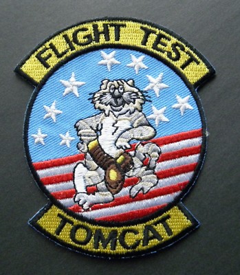 FLIGHT TEST TOMCAT BABY EMBROIDERED PATCH 3.25 INCHES