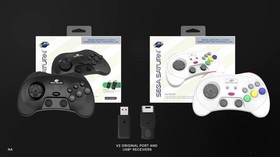 Retro-Bit SEGA Saturn&reg; PRO - 2.4GHz Wireless Pro Controller for Sega Saturn