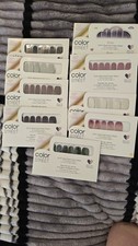 9 Packs of Color Street nail strips bundle lot NEW