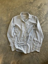 Vintage 70s Sears Perm Prest Women  s Plaid Checkered Western Shirt Size 8